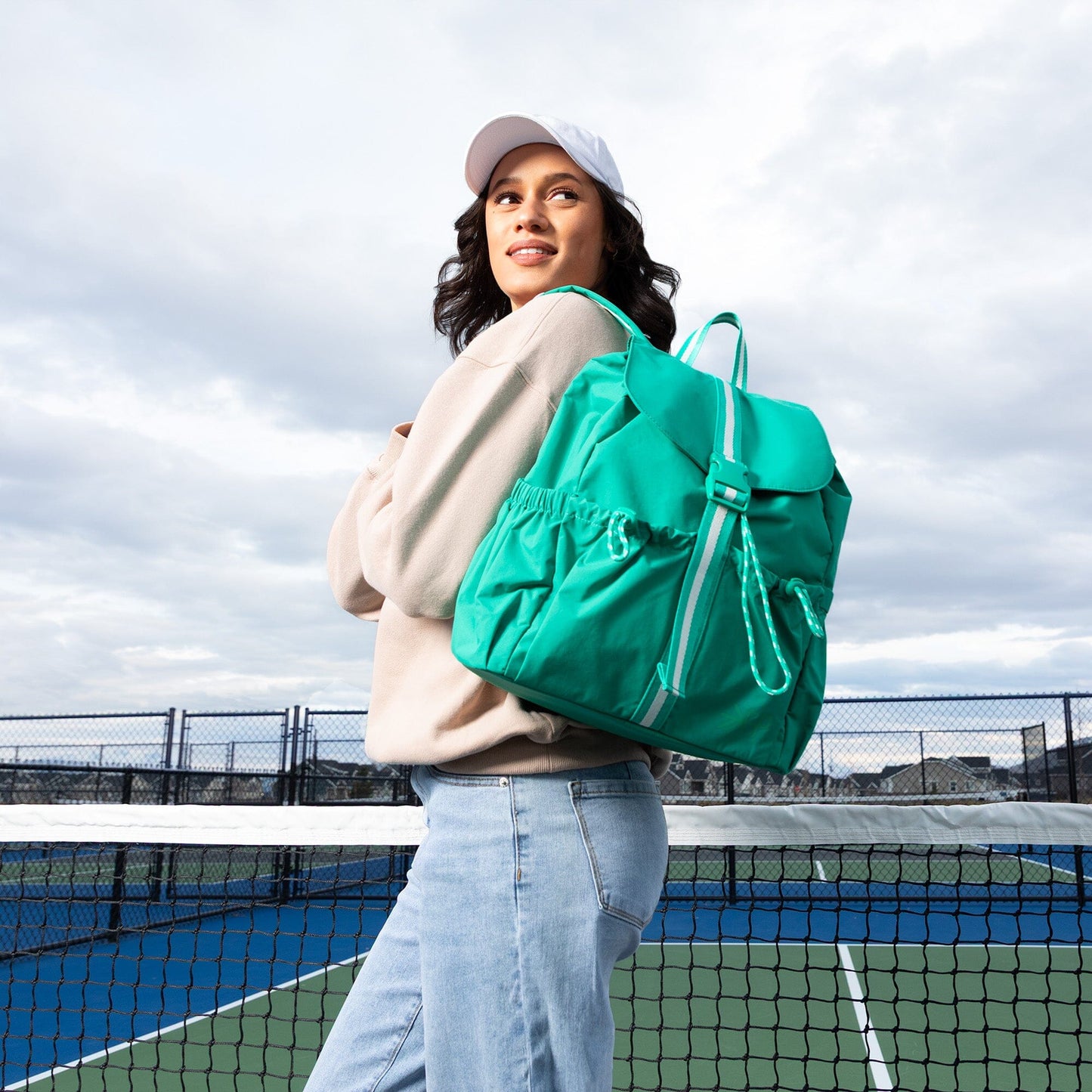 Freshly Picked Kelly Motion Drawcord Backpack