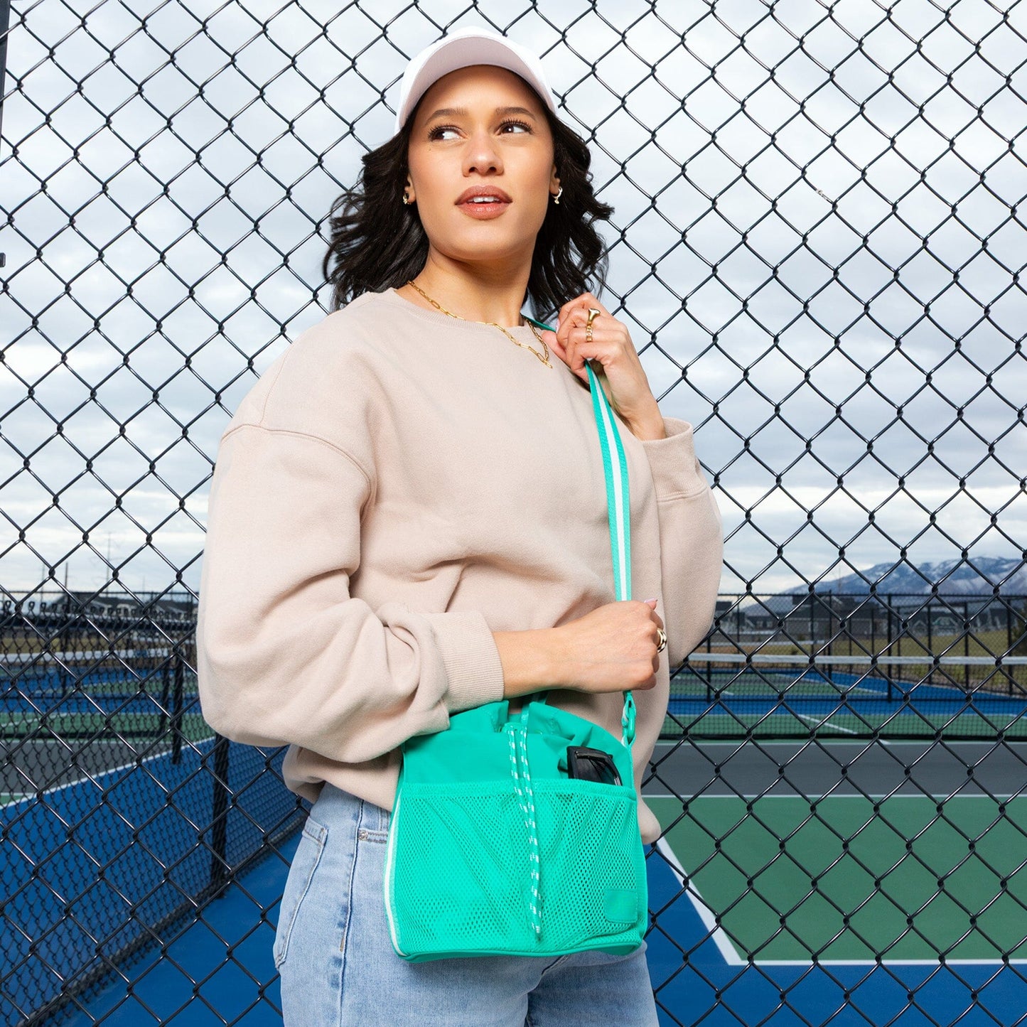 Freshly Picked Kelly Motion Bucket Crossbody