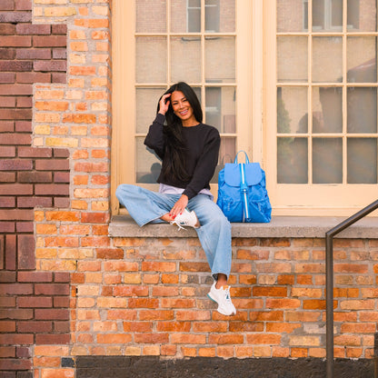 Freshly Picked Wave Motion Drawcord Backpack