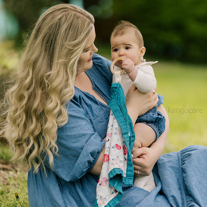 Kanga Care Reversible Teething Blanket Lovey - Lily