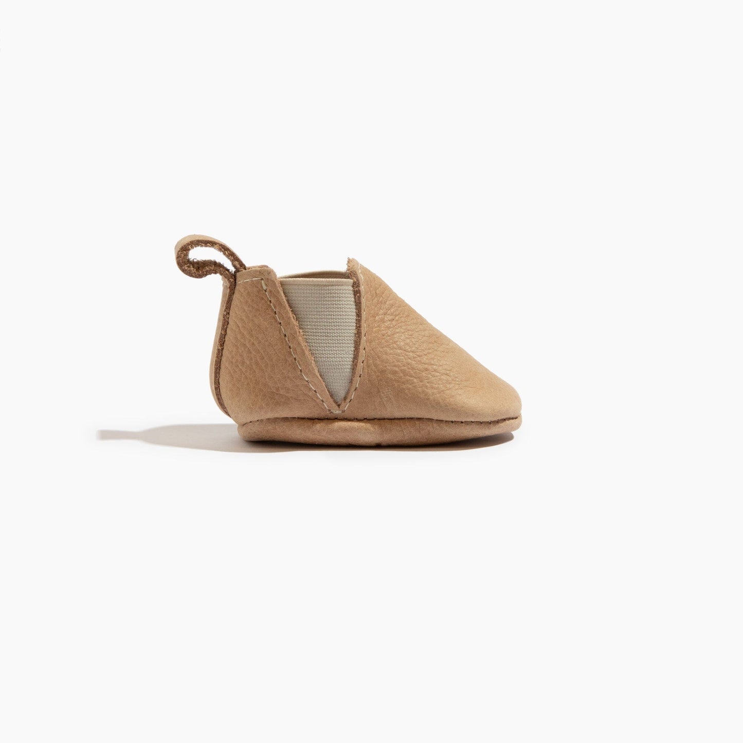 Freshly Picked Newborn Weathered Brown Chelsea Boot Baby Shoe