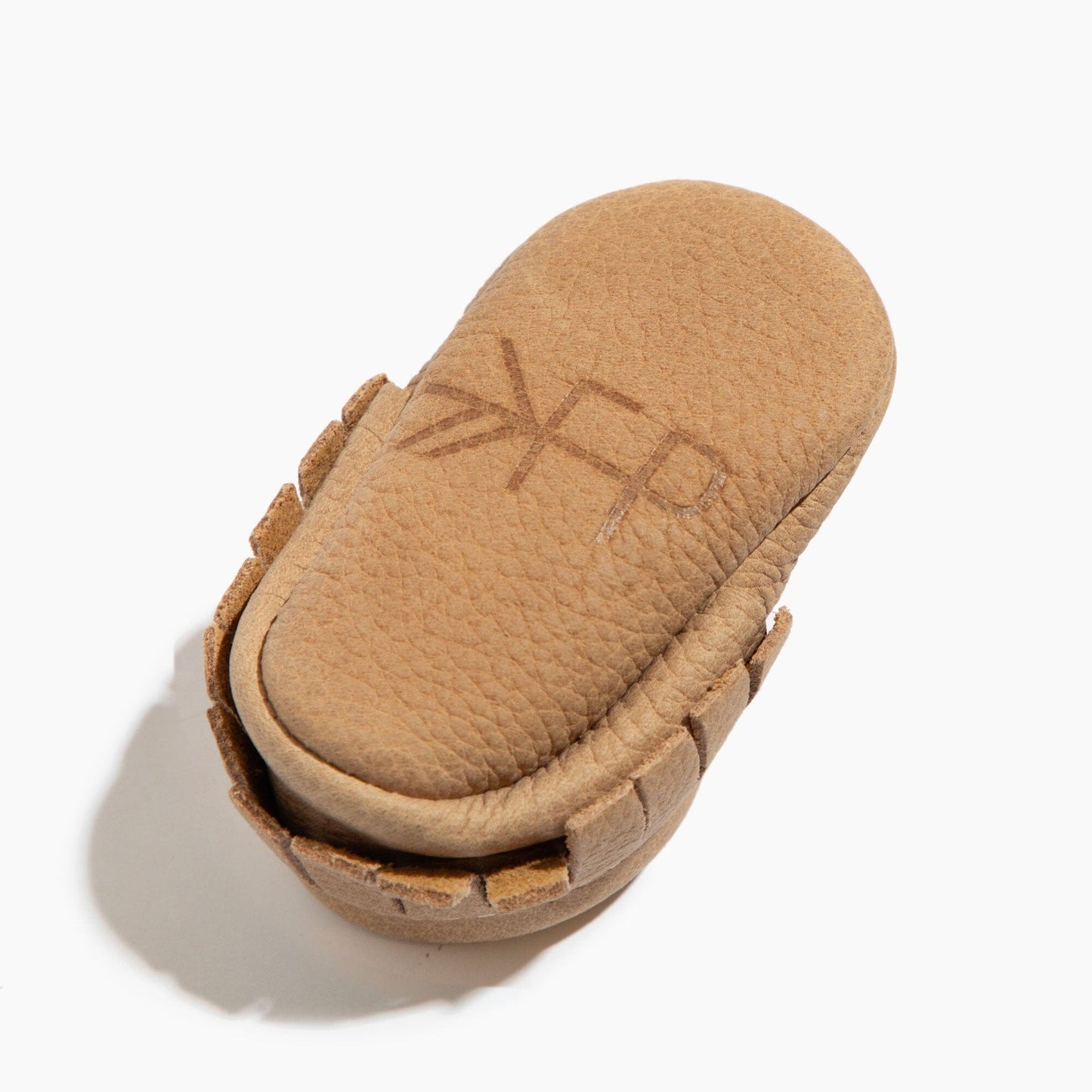 Freshly Picked Newborn Weathered Brown Moccasin Baby Shoe