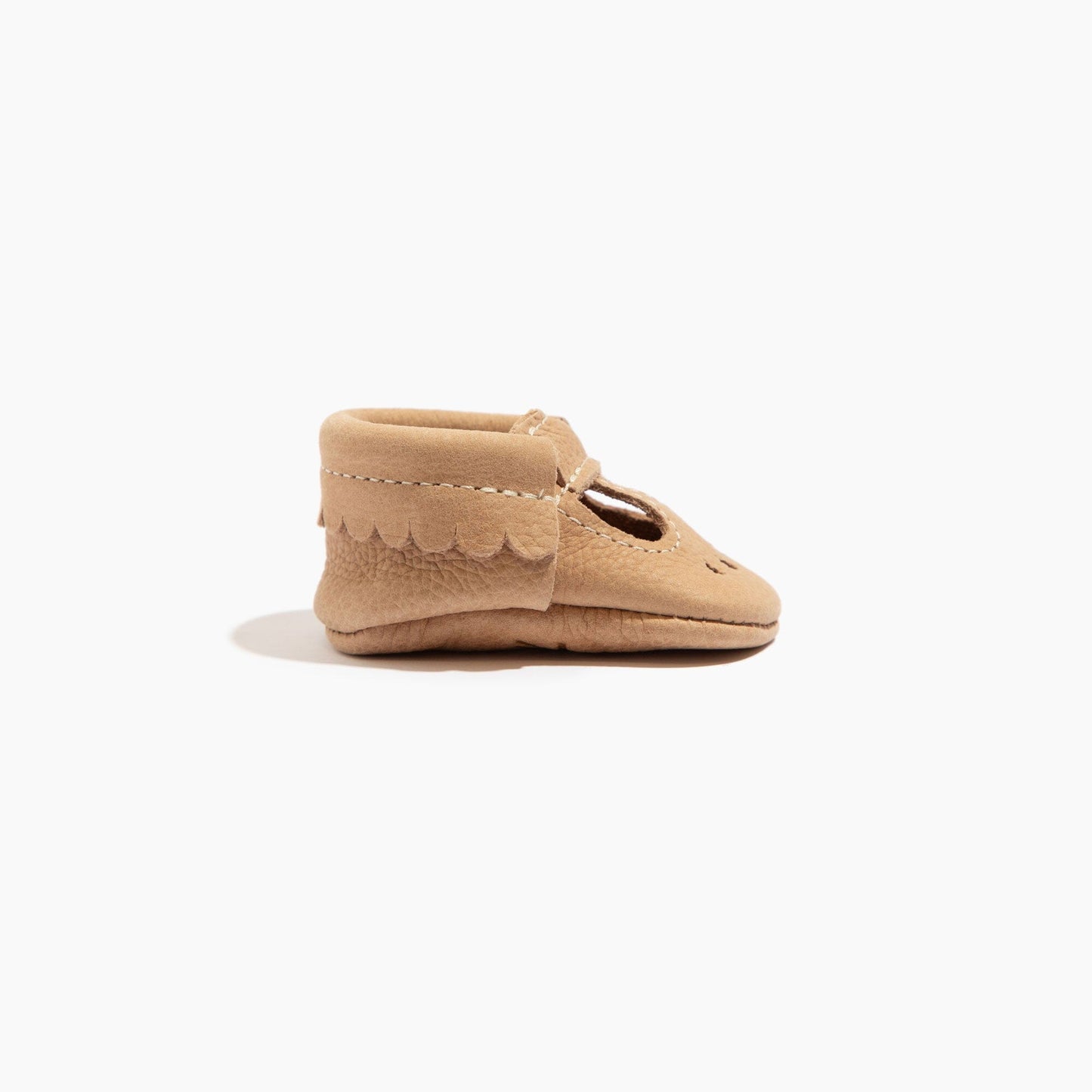 Freshly Picked Newborn Weathered Brown Mary Jane Baby Shoe