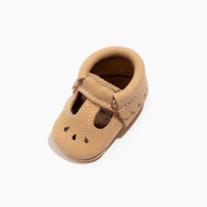 Freshly Picked Newborn Weathered Brown Mary Jane Baby Shoe