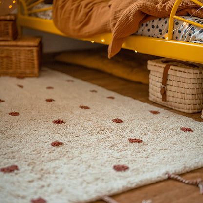 Nattiot Nümi Amber Children's Rug with Dots