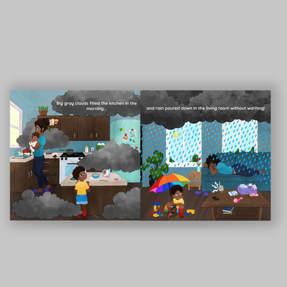 Cater to Mom Mommy’s Rainy Days – Postpartum Children’s Book