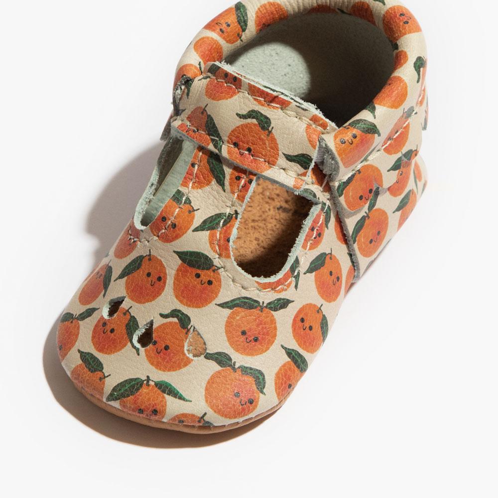 Freshly Picked Orange You Sweet Mary Jane Baby Shoe
