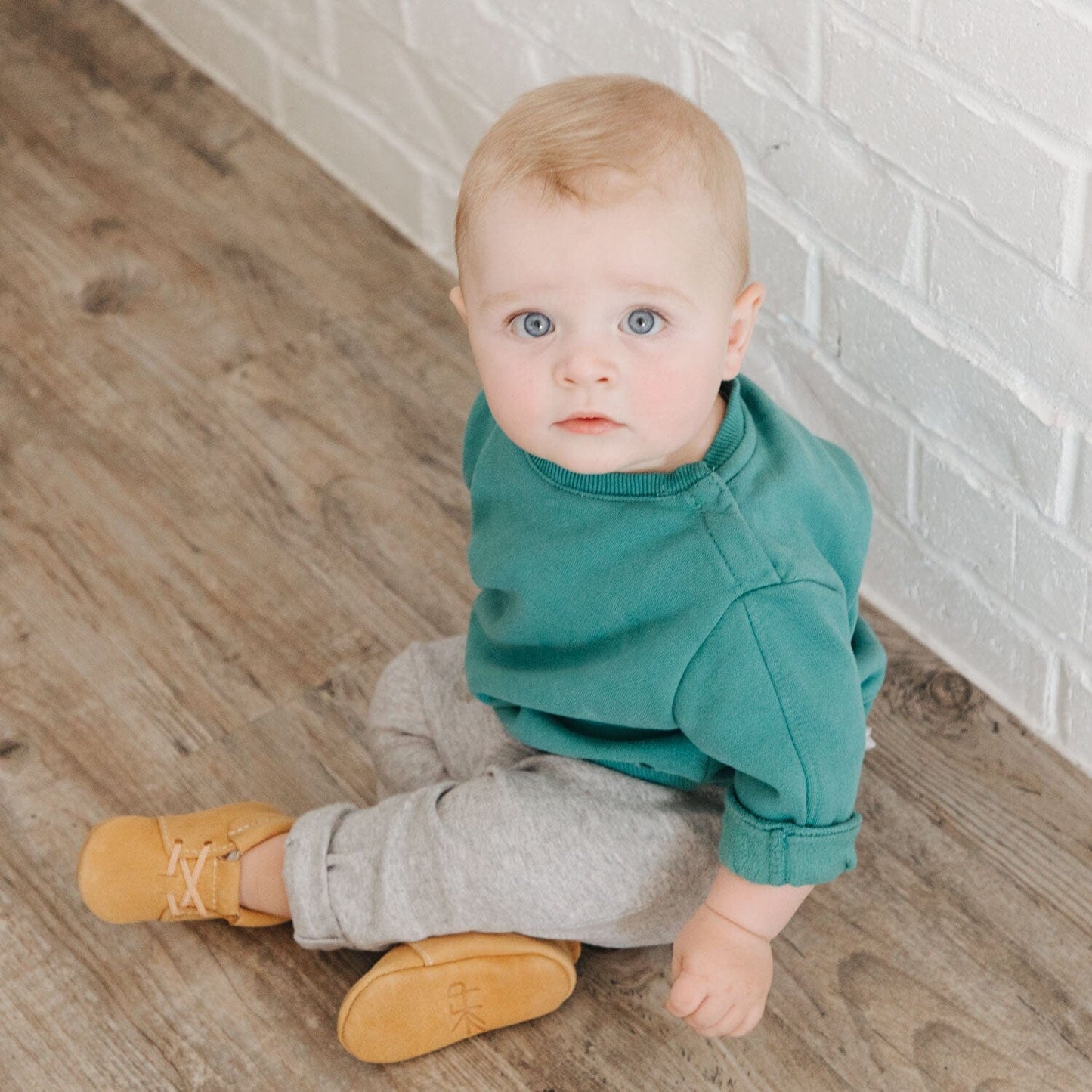 Freshly Picked Cedar Oxford Baby Shoe