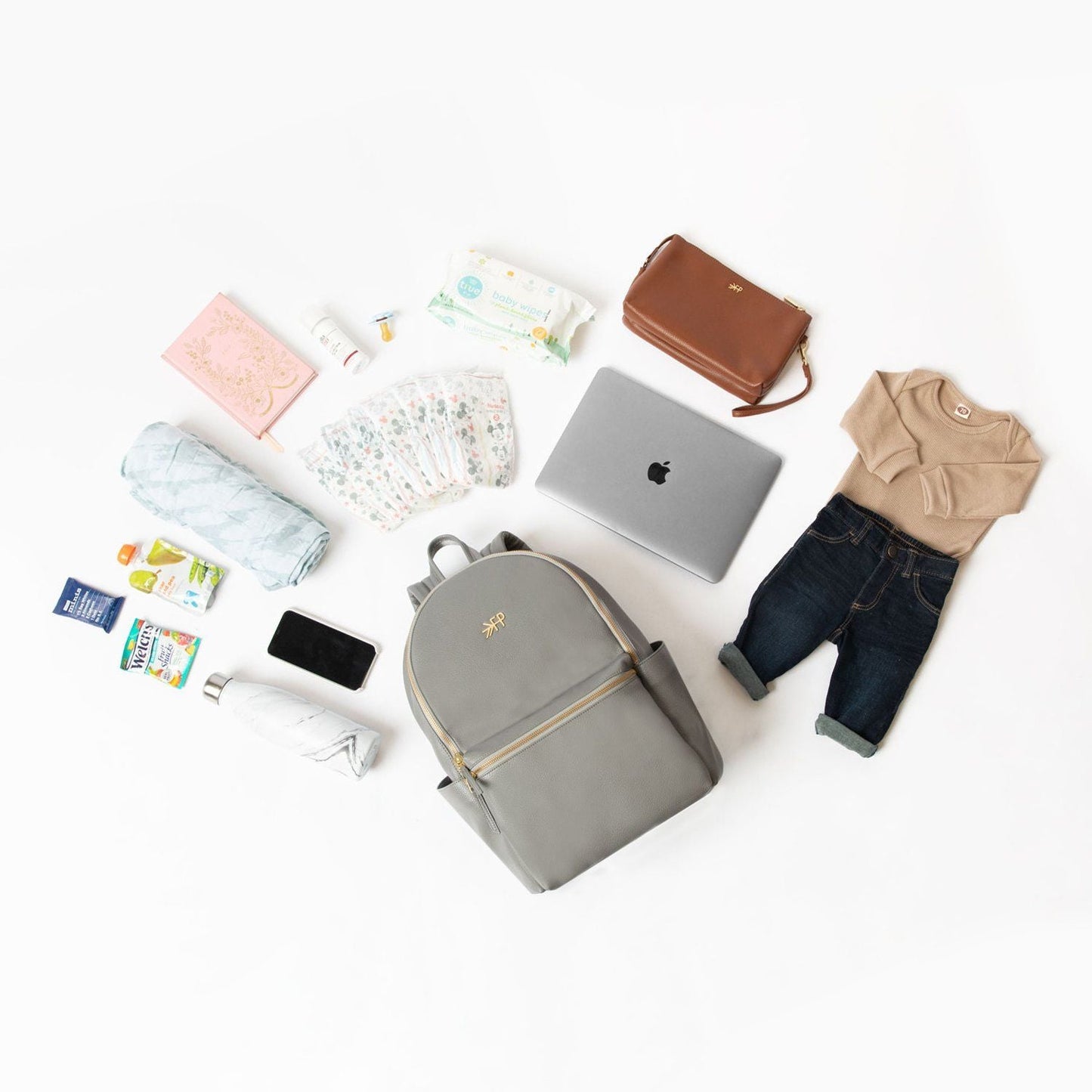 Freshly Picked Ebony Classic City Diaper Bag II