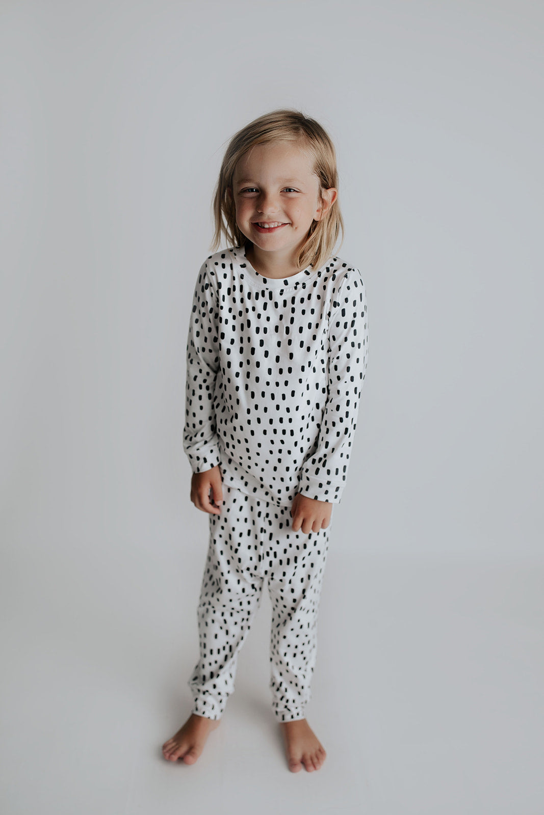 Three Little Tots Polka Dot Kids Pajamas