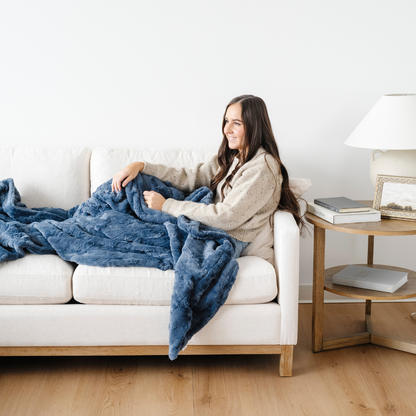 Saranoni Patterned Faux Fur XL Throw Blankets