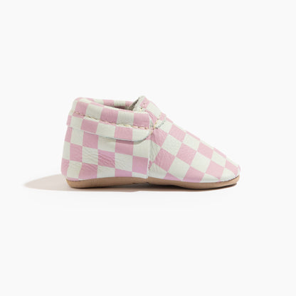 Freshly Picked Petal Pink Check City Baby Shoe