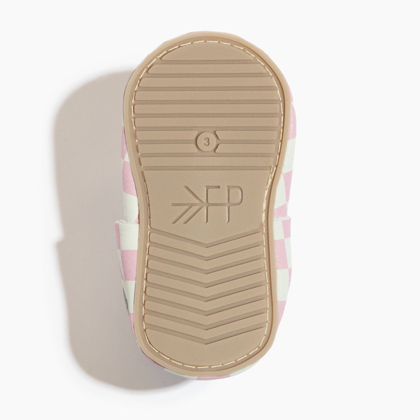Freshly Picked Petal Pink Check City Baby Shoe