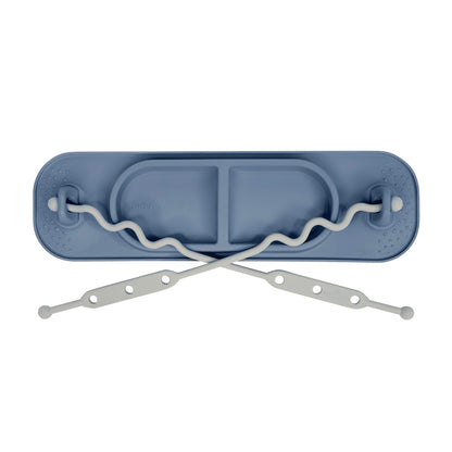 Busy Baby Mini Mat with Toy Straps PEWTER