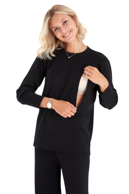 Accouchée Effortless Elegance Maternity/Nursing Lounge Set