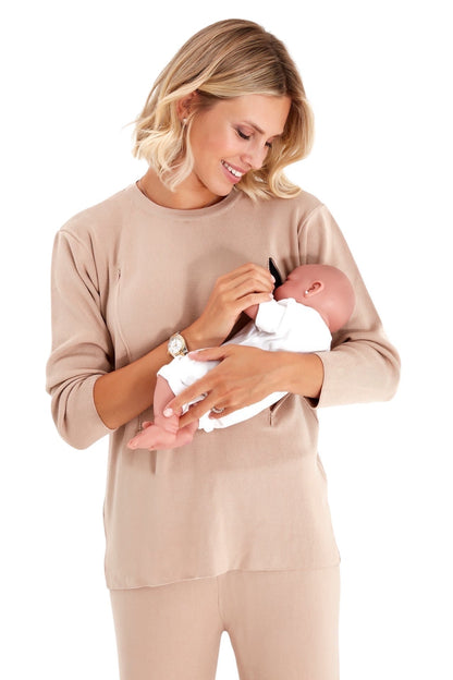 Accouchée Effortless Elegance Maternity/Nursing Lounge Set