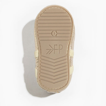 Freshly Picked Platinum Ballet Slipper Baby Shoe
