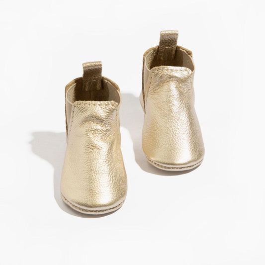 Freshly Picked Platinum Chelsea Boot Baby Shoe