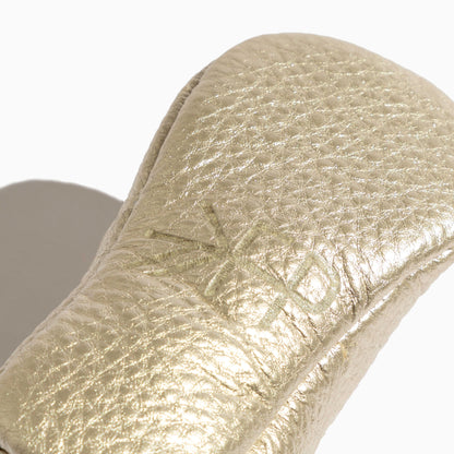 Freshly Picked Platinum T-Bar Baby Shoe