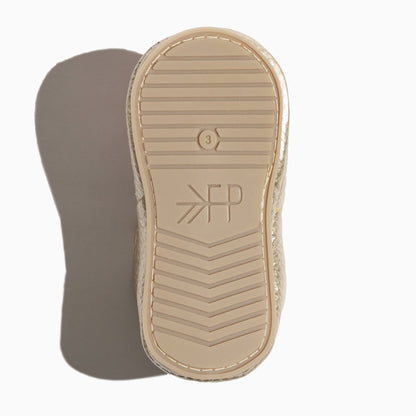 Freshly Picked Platinum T-Bar Baby Shoe