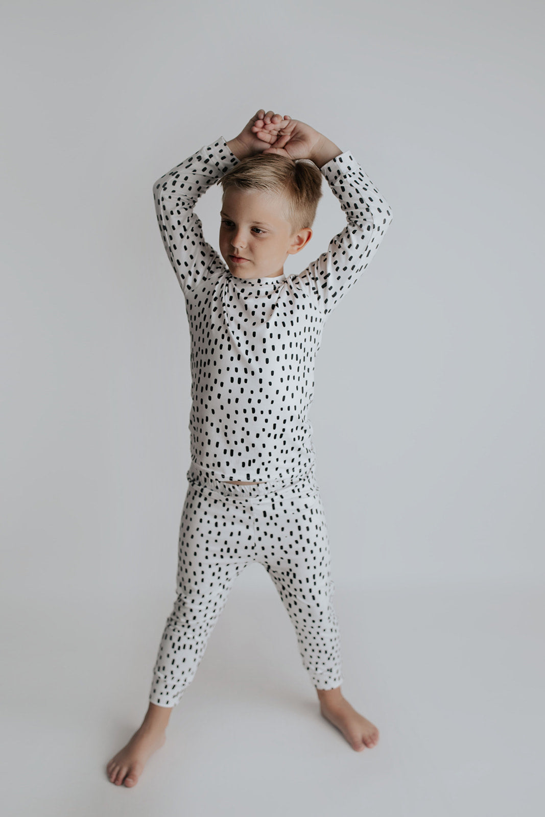 Three Little Tots Polka Dot Kids Pajamas