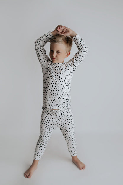 Three Little Tots Polka Dot Kids Pajamas