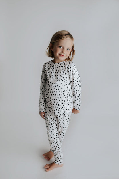 Three Little Tots Polka Dot Kids Pajamas