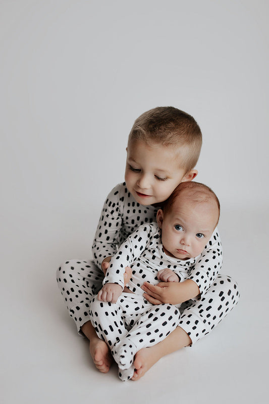 Three Little Tots Polka Dot Kids Pajamas
