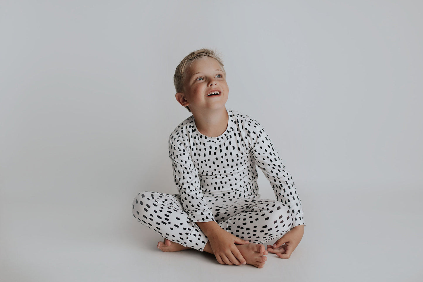 Three Little Tots Polka Dot Kids Pajamas