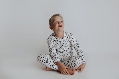 Three Little Tots Polka Dot Kids Pajamas