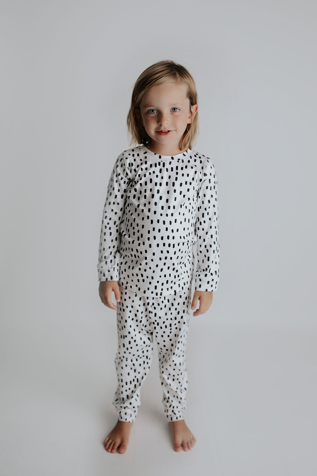 Three Little Tots Polka Dot Kids Pajamas