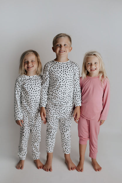Three Little Tots Polka Dot Kids Pajamas