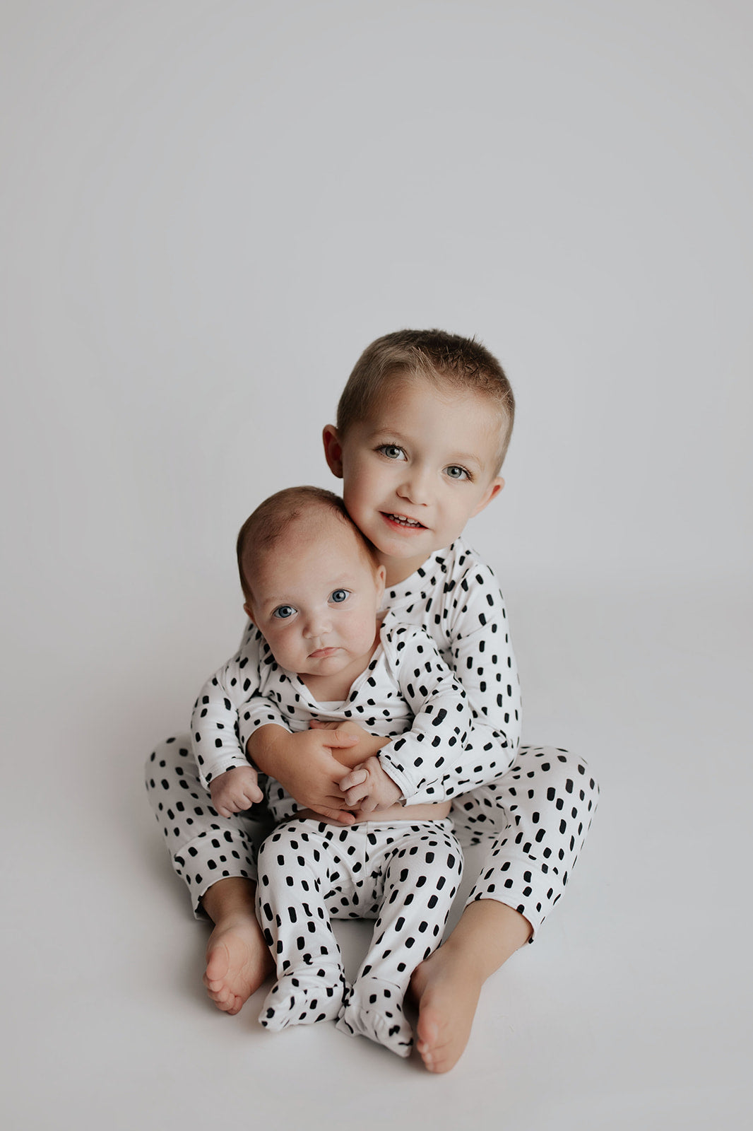 Three Little Tots Polka Dot Kids Pajamas