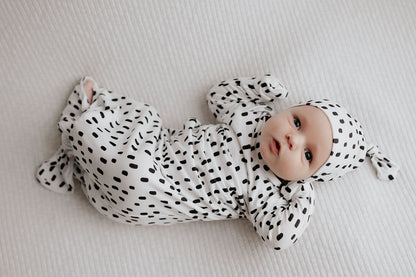 Three Little Tots Polka Dot Newborn Hat