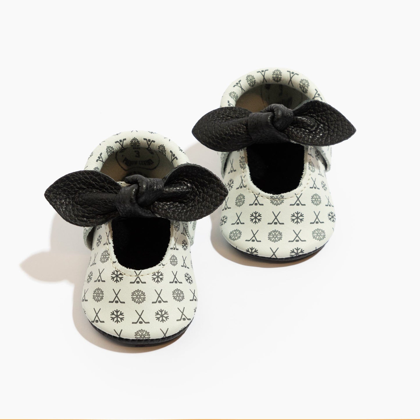 Freshly Picked Power Play Knotted Bow Baby Shoe
