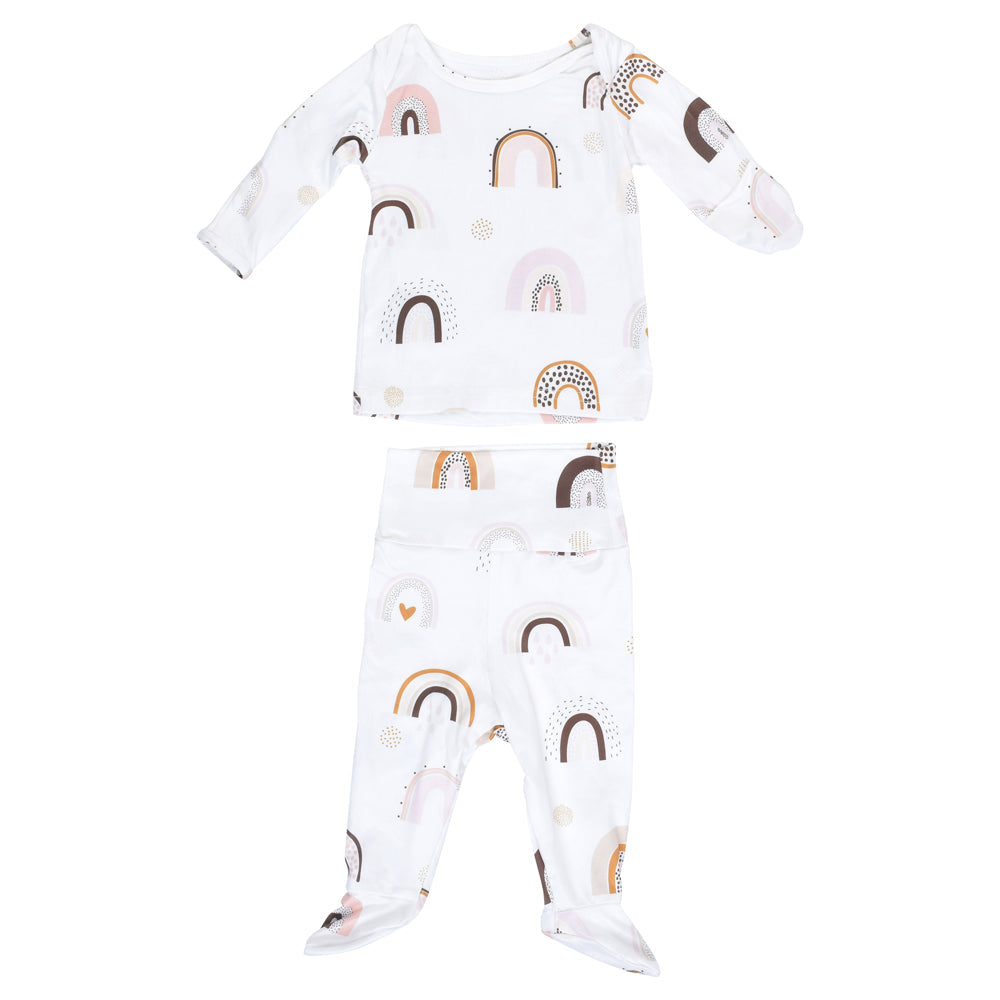 Three Little Tots Rainbow Jammies