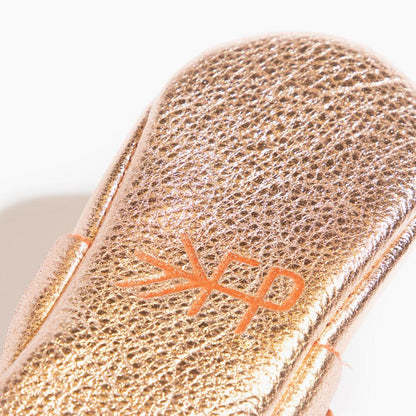 Freshly Picked Rose Gold Mary Jane Baby Shoe