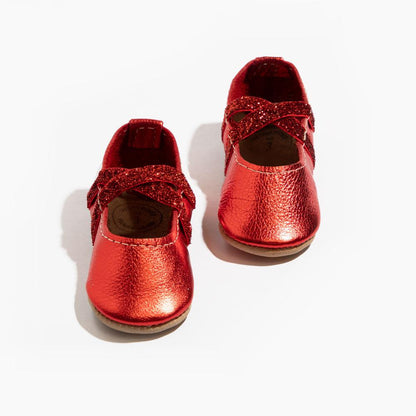 Freshly Picked Ruby Ballet Slipper Baby Shoe