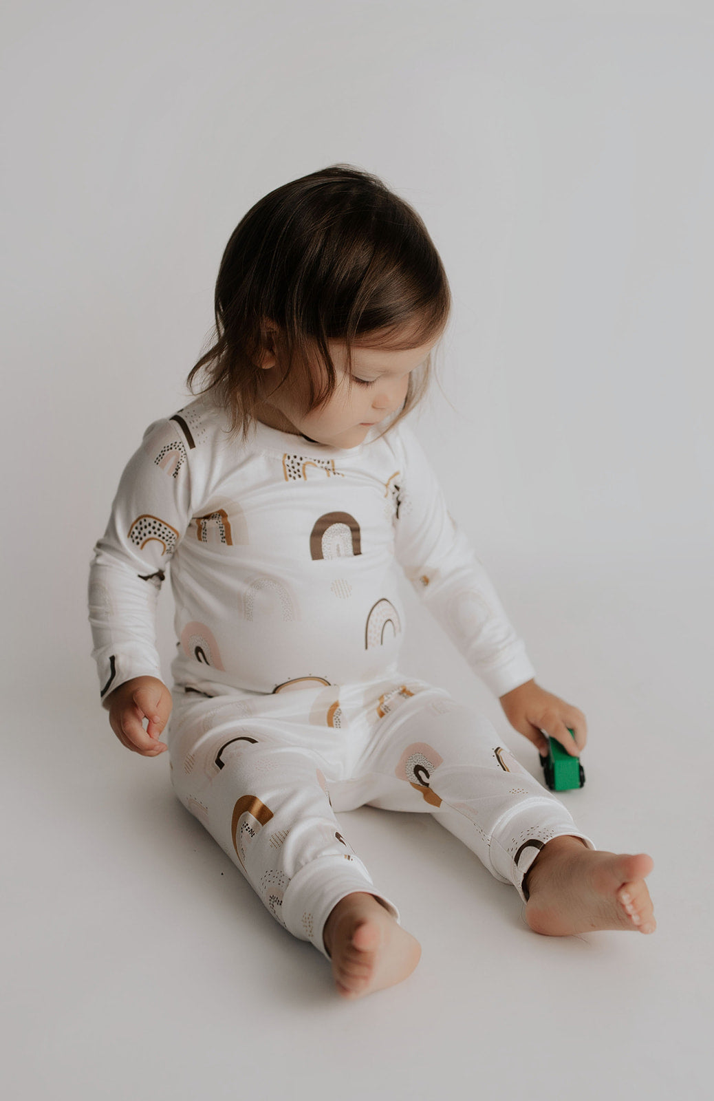 Three Little Tots Rainbow Jammies
