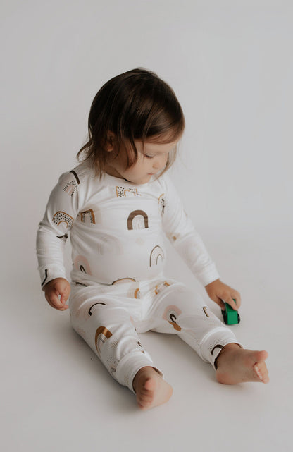 Three Little Tots Rainbow Jammies