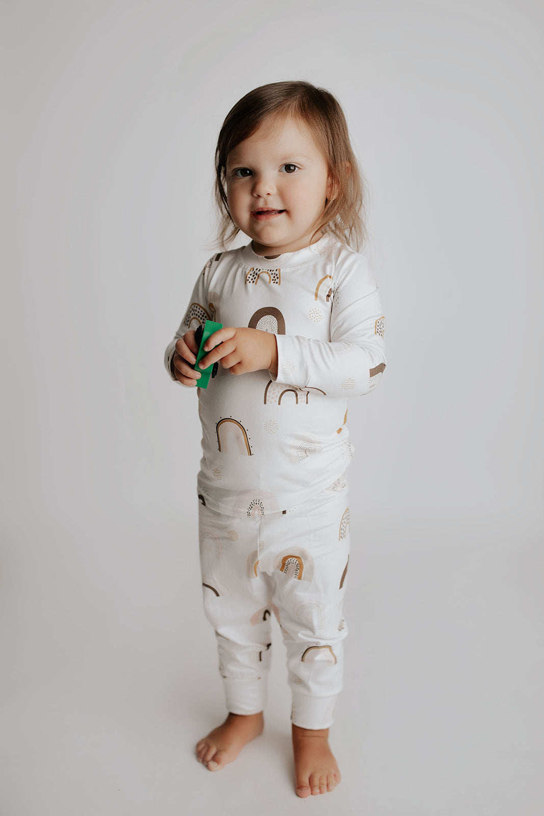 Three Little Tots Rainbow Jammies