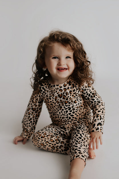 Three Little Tots Leopard Jammies