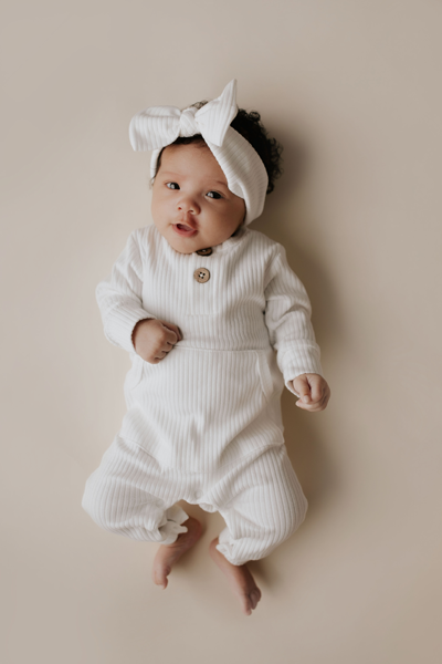Three Little Tots Ribbed Knot Headband