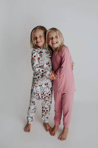 Three Little Tots Rose Jammies