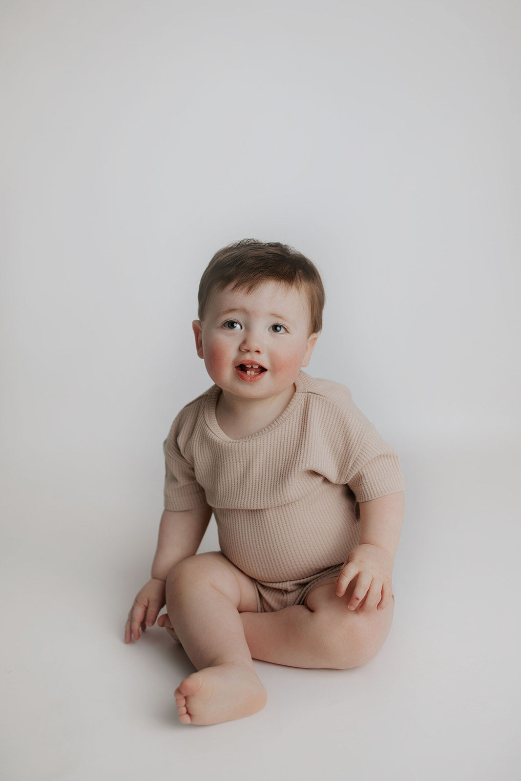 Three Little Tots Tan Waffle Set