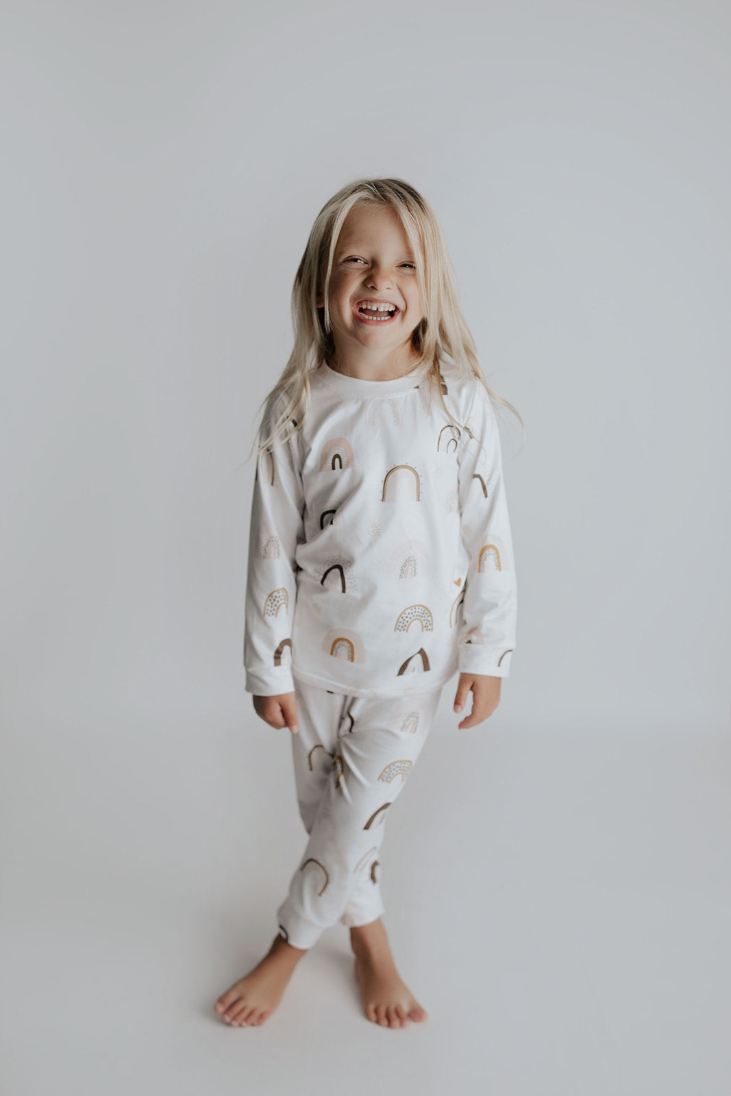 Three Little Tots Rainbow Jammies