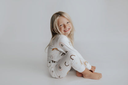 Three Little Tots Rainbow Jammies