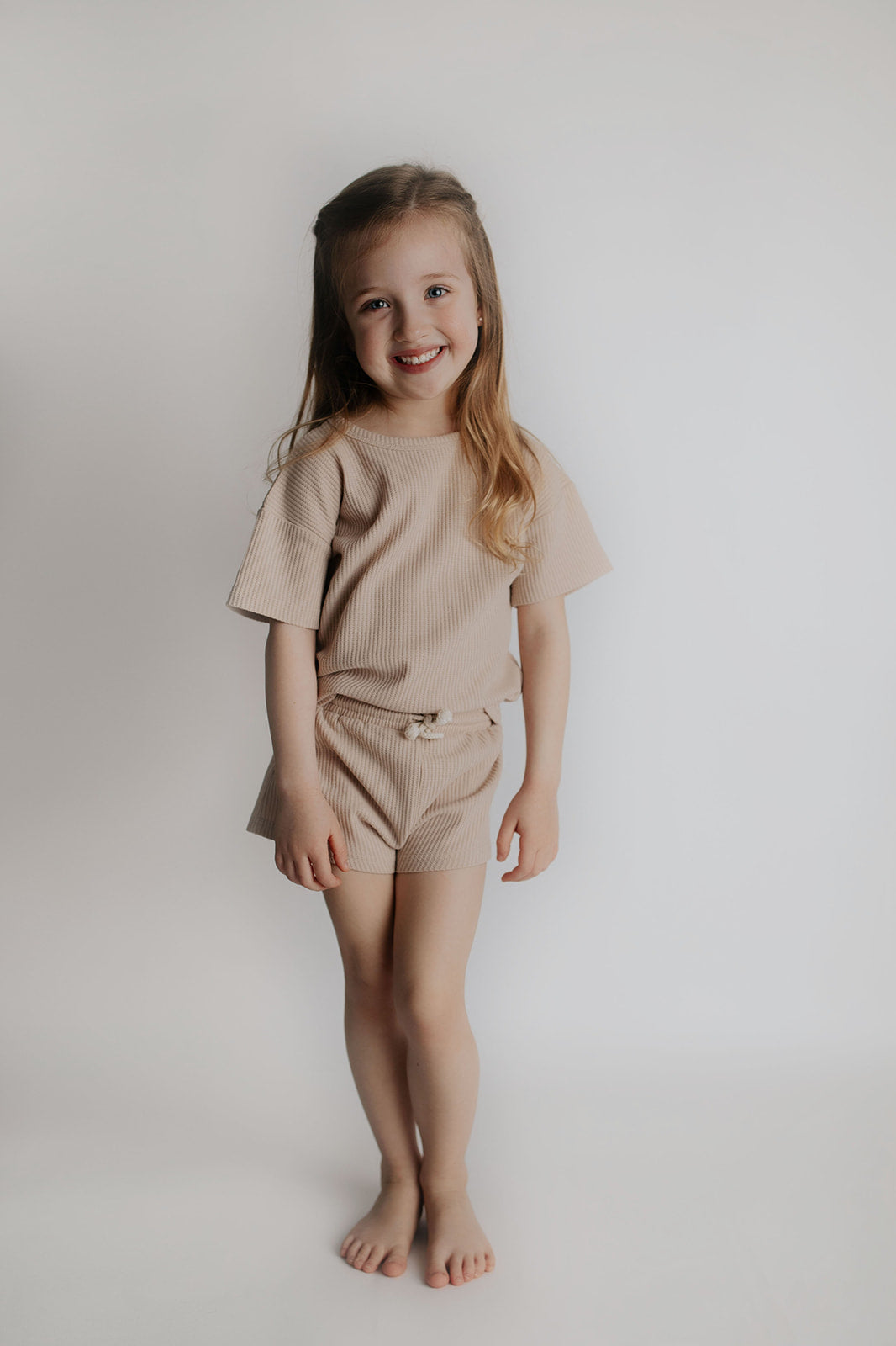 Three Little Tots Tan Waffle Set