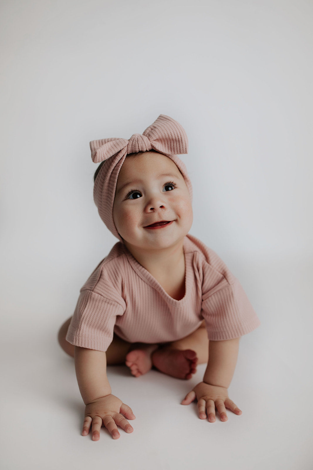 Three Little Tots Rose Waffle Headband