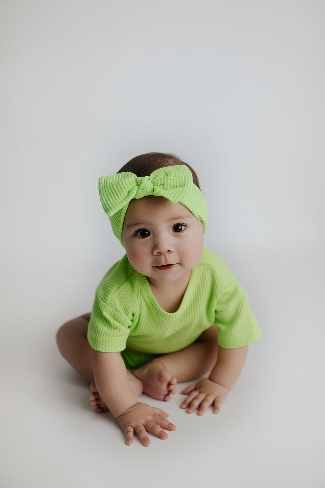Three Little Tots Lime Green Headband